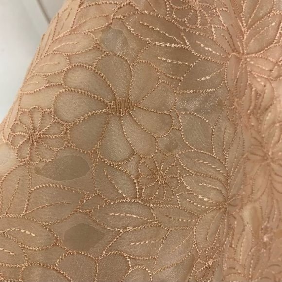 Topshop Floral Embroidered A Line Delicate Crocheted Lace Mini Skirt Small - Picture 9 of 12